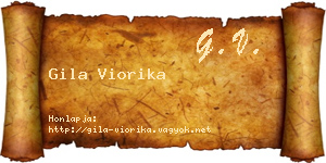 Gila Viorika névjegykártya